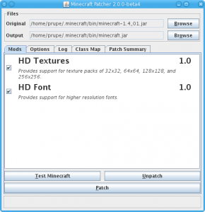  MCPatcher HD v2.4.3_04  Minecraft 1.4.5